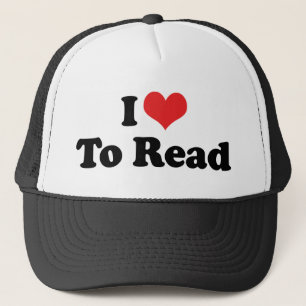Ik hou van Hart om te lezen - Boekliefhebber Trucker Pet