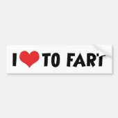 Ik hou van hart om te winden bumpersticker (Voorkant)