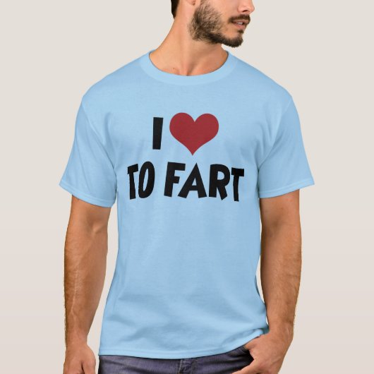 Ik hou van hart om te winden t-shirt (Voorkant)
