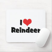 Ik hou van Hart Rendier Muismat (Met muis)