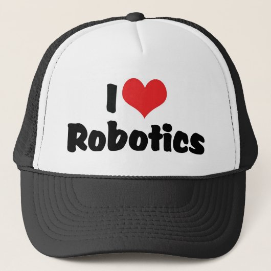 Ik hou van Hart Robotica - Robotliefhebber Trucker Pet (Voorkant)