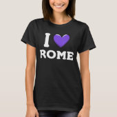 Ik hou van hart Rome Italië T-shirt (Voorkant)