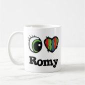 Ik hou van (Hart) Romy Koffiemok (Links)