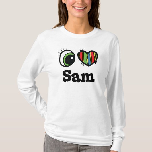 Ik hou van (Hart) Sam T-shirt (Voorkant)