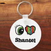Ik hou van (Hart) Shantel Sleutelhanger (Voorkant)