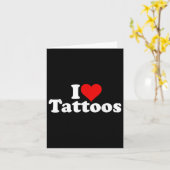 Ik hou van hart Tattoos Kaart (Gele Bloem)