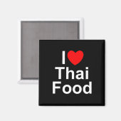 Ik hou van (hart) Thais eten Magneet (Voorkant / Achterkant)