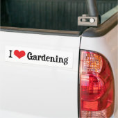 Ik hou van Hart Tuinieren Bumpersticker (Op Truck)