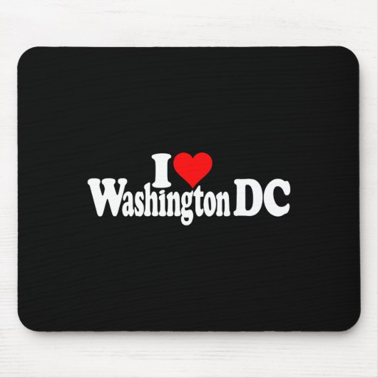 Ik hou van hart Washington Dc District Of Columbia Muismat (Voorkant)