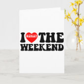 Ik Hou Van Hart Weekend Grappige Camping Koppel Ca Kaart (Gele Bloem)