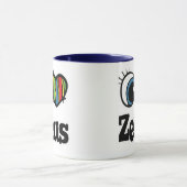 Ik hou van (hart) Zebus Mok (Midden)