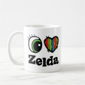 Ik hou van (hart) Zelda Koffiemok (Links)
