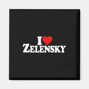 Ik hou van Hart Zelensky Volodymyr Oekraïne Ukr  Magneet