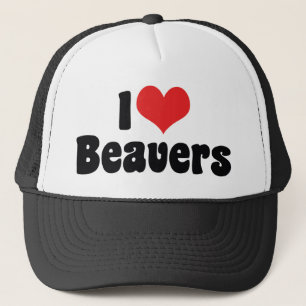 Ik hou van hartbevers trucker pet
