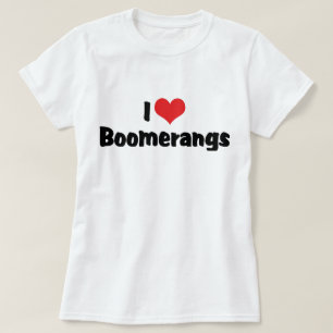 Ik hou van hartboemerangs t-shirt