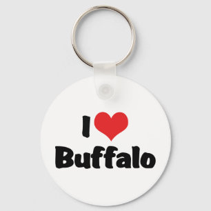 Ik hou van Hartbuffel Sleutelhanger