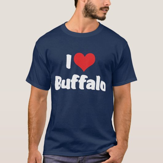 Ik hou van Hartbuffel T-shirt (Voorkant)