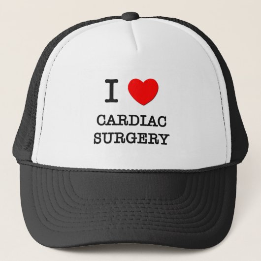 Ik hou van hartchirurgie trucker pet (Voorkant)