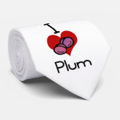 Ik hou van hartenpillen stropdas (Opgerold)