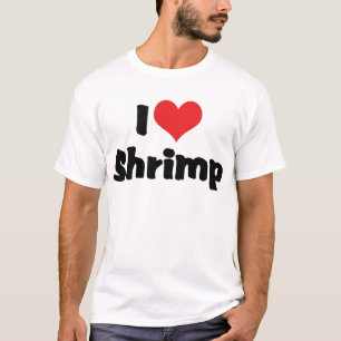 Ik hou van hartgarnalen - Zeekiekenliefhebber T-shirt