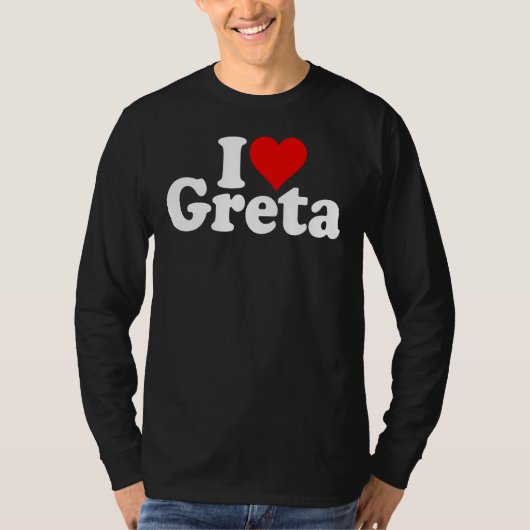 IK HOU VAN HARTGROETEN T-SHIRT (Voorkant)