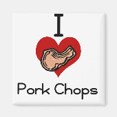 Ik hou van harthartkarbonade magneet (Voorkant)