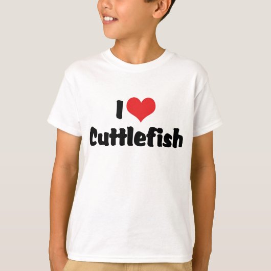 Ik hou van hartinktvis t-shirt (Voorkant)