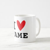 Ik hou van hartkeuken koffiemok (Voorkant rechts)