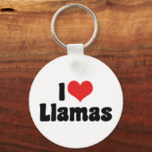 Ik hou van hartlamas sleutelhanger (Voorkant)