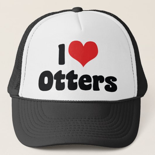 Ik hou van hartotters trucker pet (Voorkant)