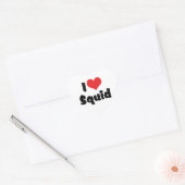 Ik hou van hartpijlinktvis hart sticker (Envelop)