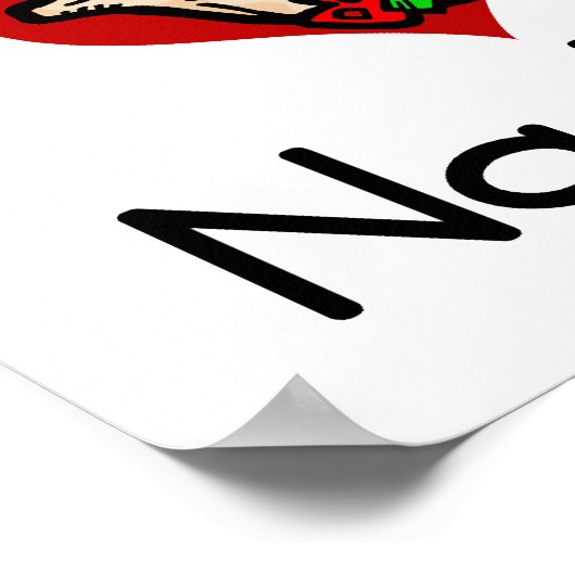 Ik hou van hartsnacho poster (Hoek)