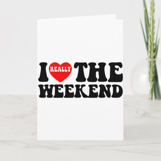 Ik hou van hartweekend grappige camping koppel cad kaart (Voorkant)
