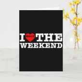 Ik hou van hartweekend grappige camping koppel cad kaart (Gele Bloem)