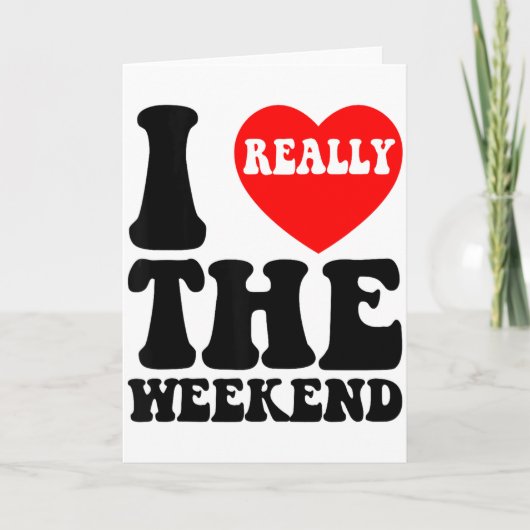 Ik hou van hartweekend grappige camping koppel cad kaart (Voorkant)