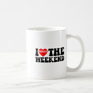Ik hou van hartweekend grappige camping koppel cad koffiemok