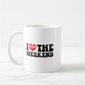 Ik hou van hartweekend grappige camping koppelcade koffiemok (Links)