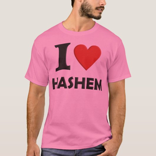 Ik hou van Hashem T-shirt (Voorkant)