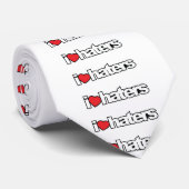 IK HOU VAN HATERS STROPDAS (Opgerold)