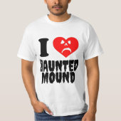 Ik hou van Haunted Mound T-shirt (Voorkant)
