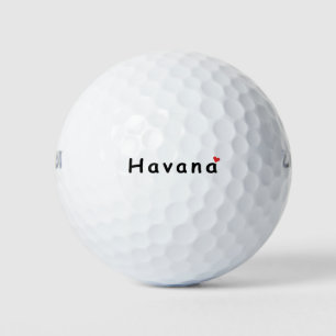 Ik hou van Havana Cuba Golfballen