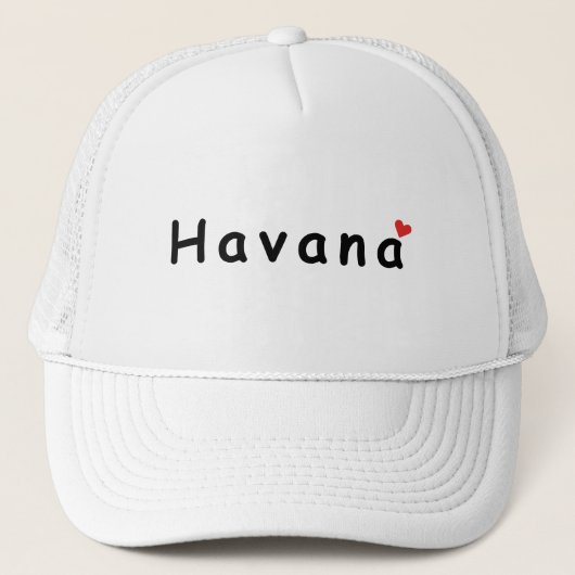 Ik hou van Havana Cuba Trucker Pet (Voorkant)