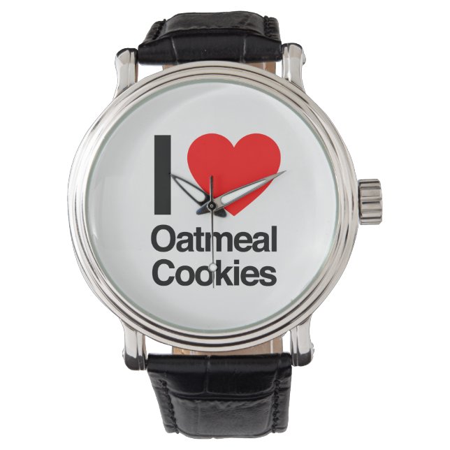ik hou van havermoutkoekjes horloge (Voorkant)