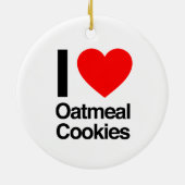 ik hou van havermoutkoekjes keramisch ornament (Achterkant)
