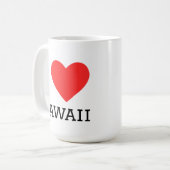 Ik hou van Hawaï Koffiemok (Voorkant links)