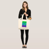 Ik hou van Hawai.png Grote Tote Bag (Voorkant (model))