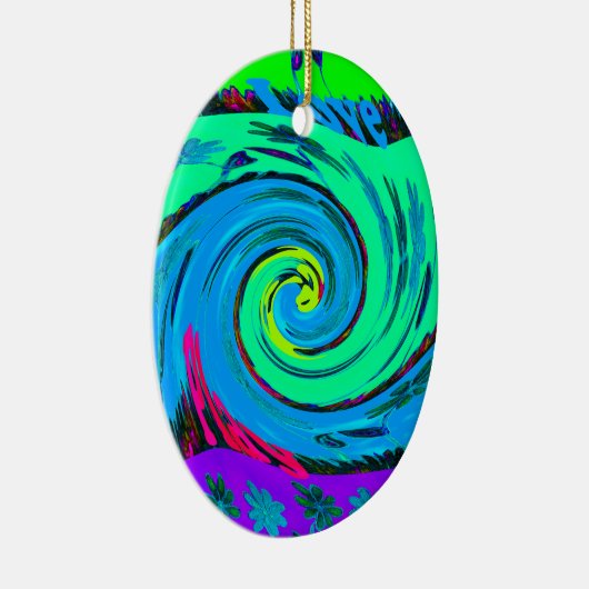 Ik hou van Hawai.png Keramisch Ornament (Rechts)