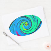 Ik hou van Hawai.png Ovale Sticker (Envelop)