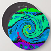 Ik hou van Hawai.png Ronde Button 6,0 Cm (Voorkant /achterkant)