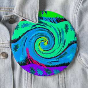 Ik hou van Hawai.png Ronde Button 6,0 Cm